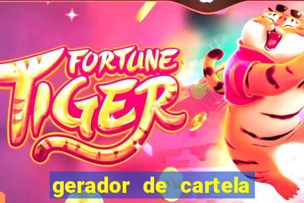 gerador de cartela de bingo